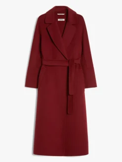 Long wool robe coat