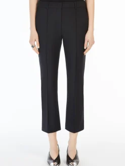 Low-rise bell-bottom trousers