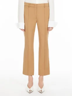 Low-rise bell-bottom trousers