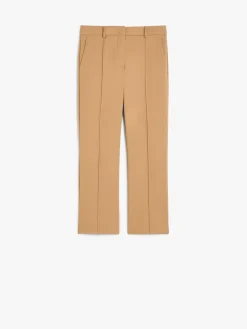 Low-rise bell-bottom trousers