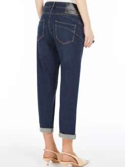 Low-rise cigarette jeans