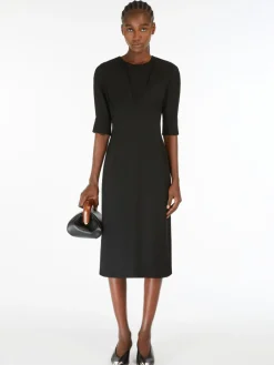 Matte satin dress