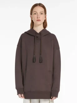 Maxi sweatshirt in jersey