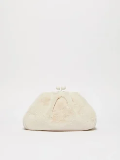 Medium furry fabric Pasticcino Bag
