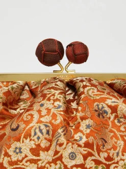 Medium jacquard silk Pasticcino Bag