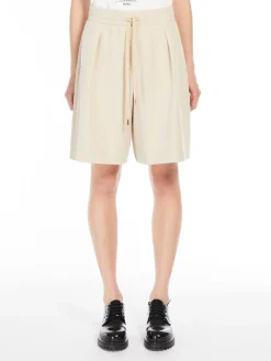 Milano-knit jersey Bermuda shorts