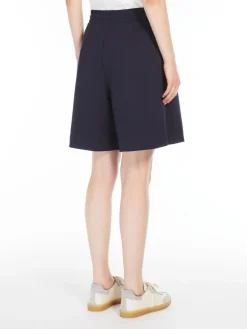 Milano-knit jersey Bermuda shorts