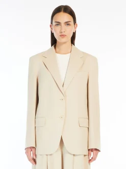 Milano-knit jersey blazer