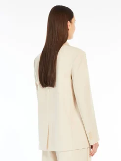 Milano-knit jersey blazer