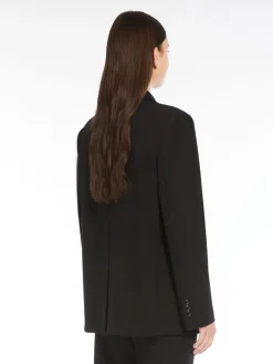 Milano-knit jersey blazer
