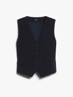 Milano-knit jersey gilet