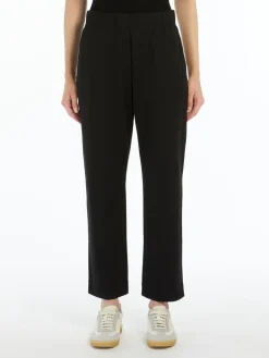Milano-knit jersey trousers