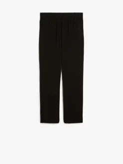 Milano-knit jersey trousers