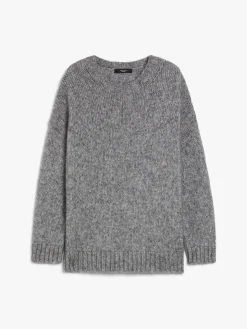 Mohair and lurex yarn jumper