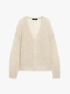 Mohair yarn cardigan
