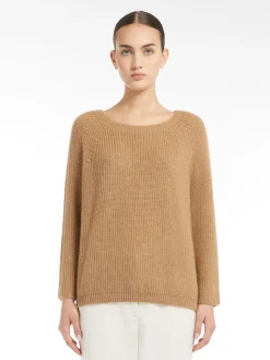 Mohair yarn sweater