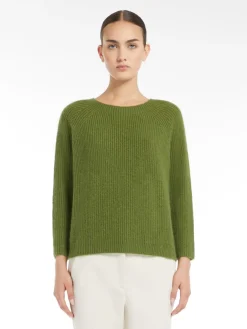 Mohair yarn sweater