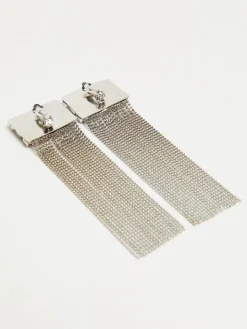 Multi-strand metal earrings