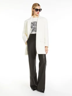 Nappa leather trousers