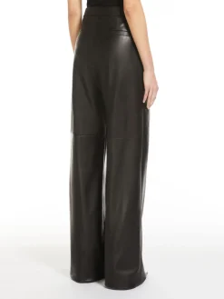 Nappa leather trousers