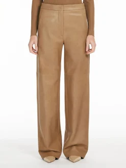 Nappa leather trousers