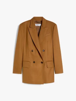 Olimpia Jacket in mohair wool and silk canvas