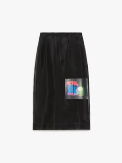 Organza midi skirt