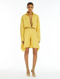 Oversize silk shirt