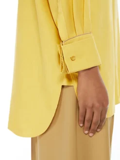 Oversize silk shirt