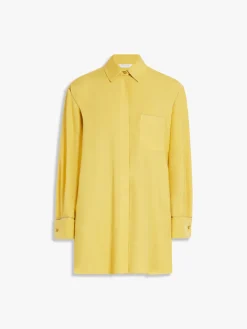 Oversize silk shirt
