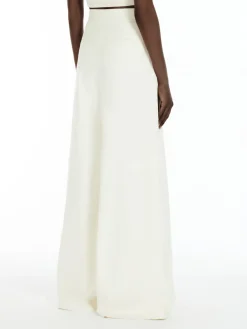 Oversize stretch cotton trousers