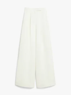 Oversize stretch cotton trousers