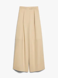 Oversize stretch cotton trousers