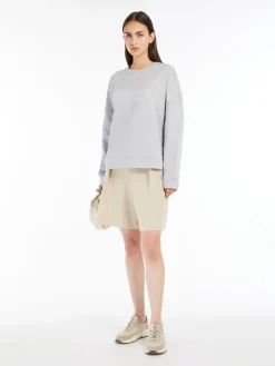 Oversized cotton sweatshirt