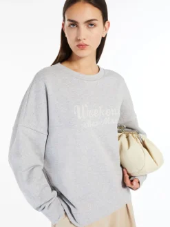 Oversized cotton sweatshirt