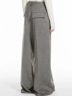 Oversized flared trousers