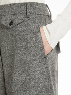 Oversized flared trousers