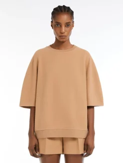 Oversized jersey sweatshirt