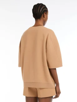 Oversized jersey sweatshirt