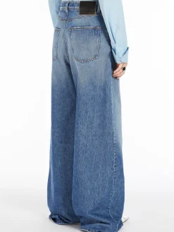 Oversized low-rise 5-pocket trousers