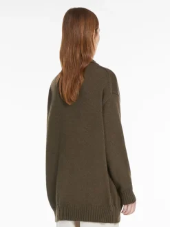 Oversized mohair-blend pullover