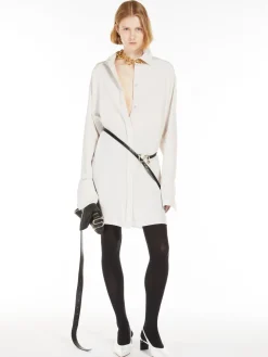 Oversized shirt dress
