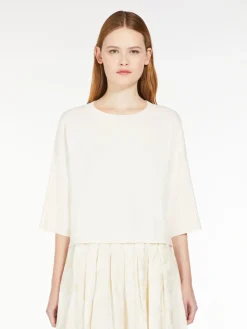 Oversized stretch viscose sweater