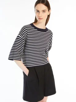 Oversized stretch viscose sweater