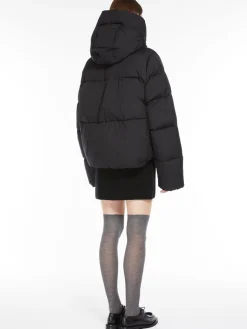 Oversized waterproof fabric down jacket