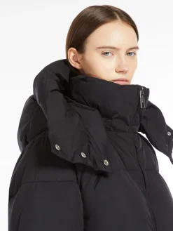 Oversized waterproof fabric down jacket