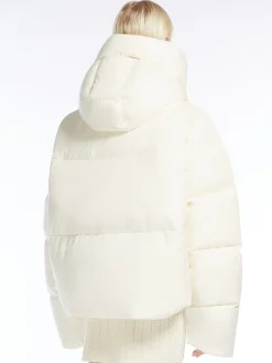 Oversized waterproof fabric down jacket