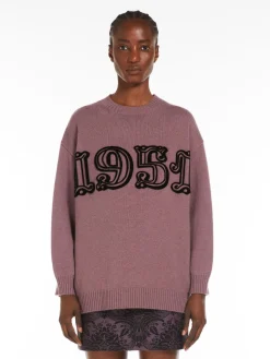 Oversized wool and cashmere jumper