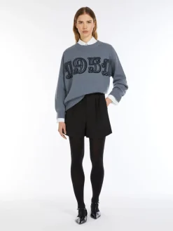 Oversized wool and cashmere jumper
