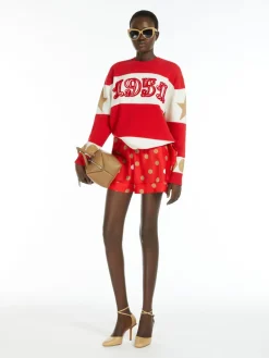 Oversized wool and cashmere jumper